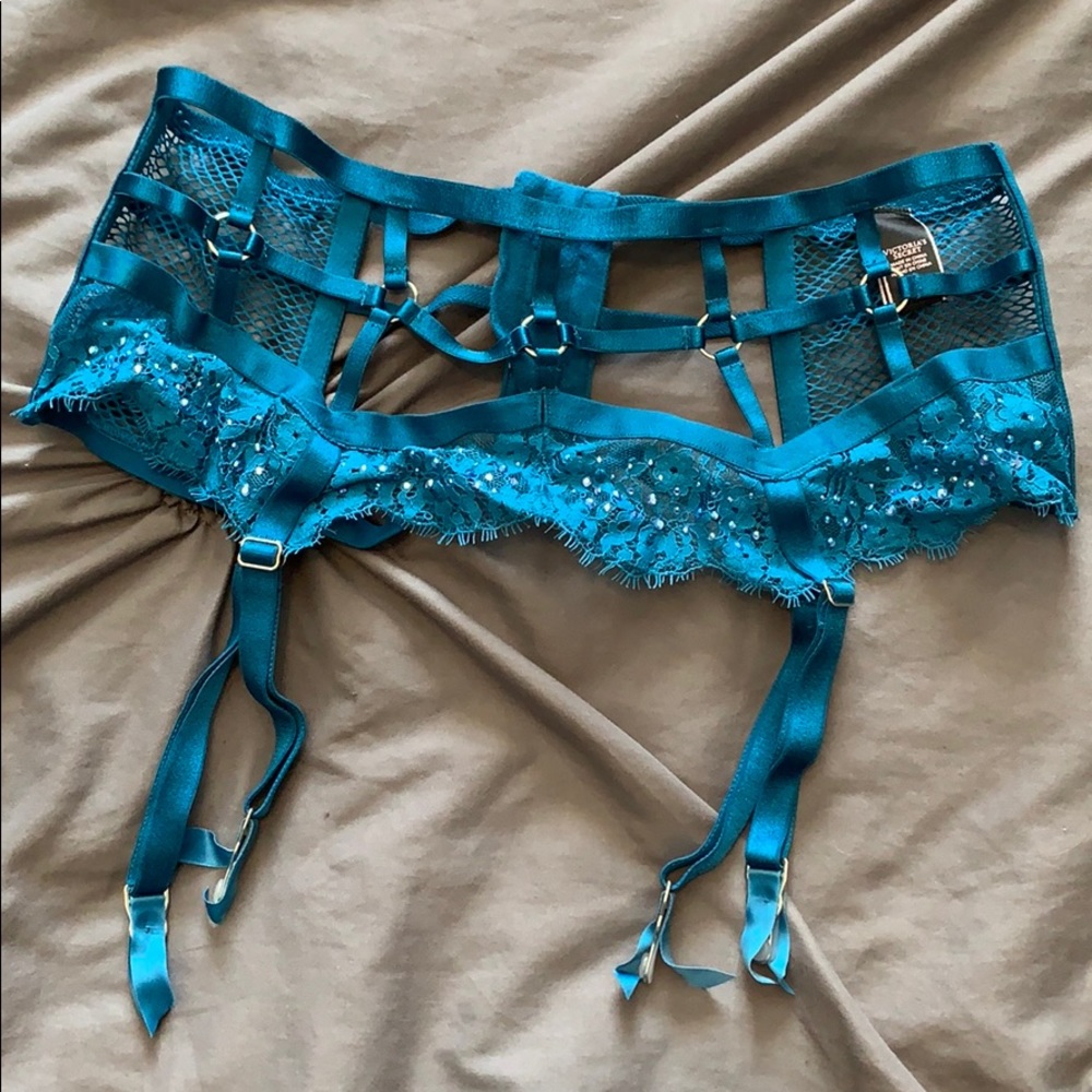 Victoria’s Secret garter belt w rhinestones
